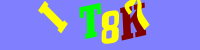 Blue Captcha Image