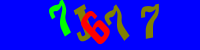 Blue Captcha Image