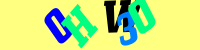 Blue Captcha Image