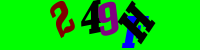 Blue Captcha Image