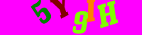 Blue Captcha Image
