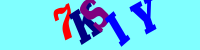 Blue Captcha Image