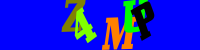 Blue Captcha Image