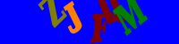 Blue Captcha Image