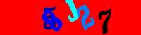 Blue Captcha Image