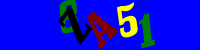 Blue Captcha Image