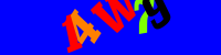 Blue Captcha Image