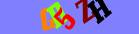 Blue Captcha Image