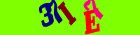 Blue Captcha Image
