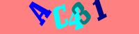 Blue Captcha Image