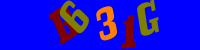 Blue Captcha Image