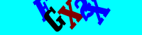 Blue Captcha Image
