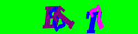 Blue Captcha Image