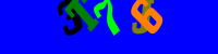 Blue Captcha Image
