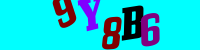 Blue Captcha Image