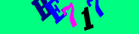 Blue Captcha Image