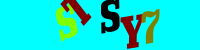 Blue Captcha Image