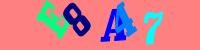 Blue Captcha Image