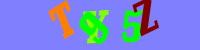 Blue Captcha Image