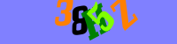 Blue Captcha Image