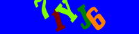 Blue Captcha Image