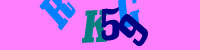 Blue Captcha Image