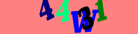 Blue Captcha Image