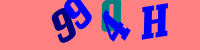 Blue Captcha Image