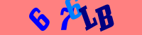 Blue Captcha Image