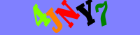 Blue Captcha Image