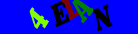 Blue Captcha Image
