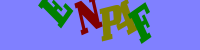 Blue Captcha Image