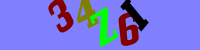 Blue Captcha Image