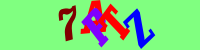 Blue Captcha Image