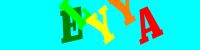 Blue Captcha Image