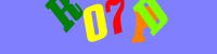 Blue Captcha Image
