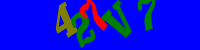 Blue Captcha Image