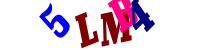 Blue Captcha Image