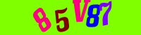 Blue Captcha Image