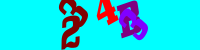 Blue Captcha Image