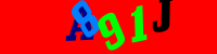 Blue Captcha Image
