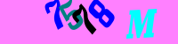 Blue Captcha Image
