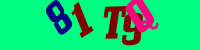 Blue Captcha Image