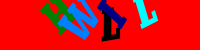 Blue Captcha Image
