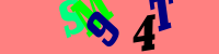Blue Captcha Image