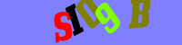 Blue Captcha Image