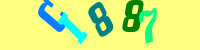 Blue Captcha Image