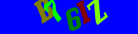 Blue Captcha Image