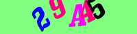 Blue Captcha Image