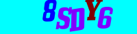 Blue Captcha Image